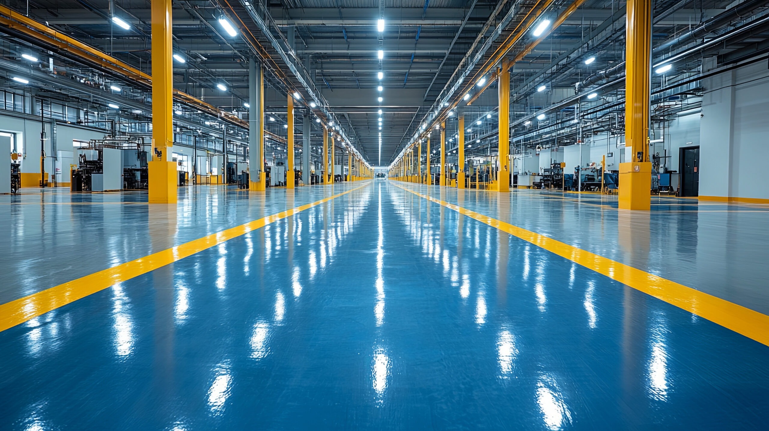 Durable flooring for busy warehouse – SOL Services Routine maintenance and emergency call‑out services as part of facilities management